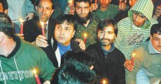 Yasin Malik of JFKL held in Occupied Kashmir