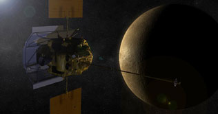 Messenger spacecraft to enter the Mercury's orbit
