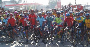 Cyclists starts 9th phase of Tour de Pakistan 
