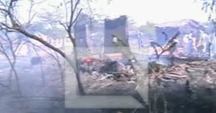 Badin: 20 houses gutted due to short circuit 