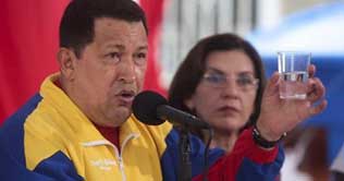 Chavez says capitalism may have ended life on Mars