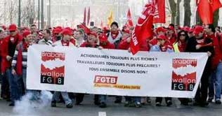 Belgium: Protests against austerity measures ahead of EU summit