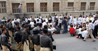 Black day being observed in Sindh colleges 
