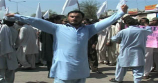 Students staged unique protest on drum beat