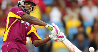 West Indies win 4th ODI by one run under D/L Method
