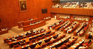 Senators walkout to protest against govt. 