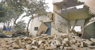Govt School near Nowshera blown up