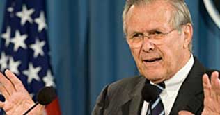 White House revealing too much: Rumsfeld