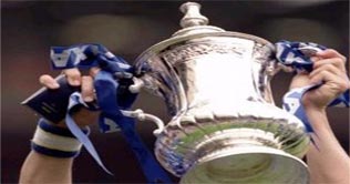 Afghan soldier drops FA Cup in Helmand 