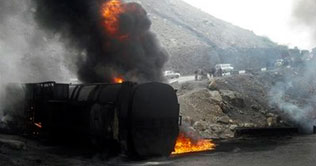 Two NATO tankers fired upon in Nowshera