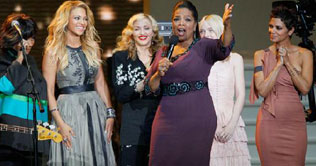 Celebrities honour Oprah in farewell shows