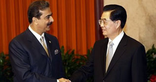 Gilani reaffirms ties with China 