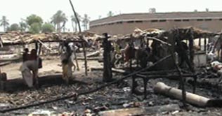 Khairpur: Sixty huts burnt to ashes