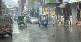 Rain brings mercury down in KP and southern Punjab
