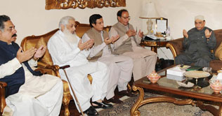 Political leaders call on president to condole his fathers death