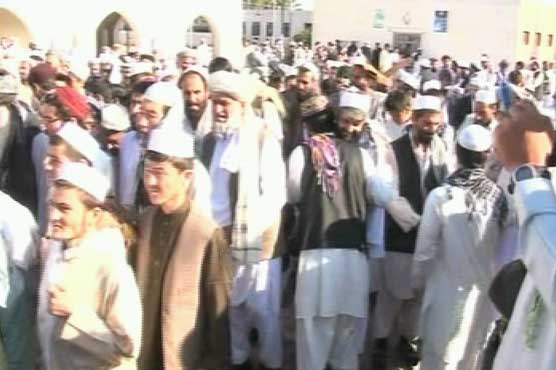 Afghans in Pakistan celebrating Eid with Saudi Arabia