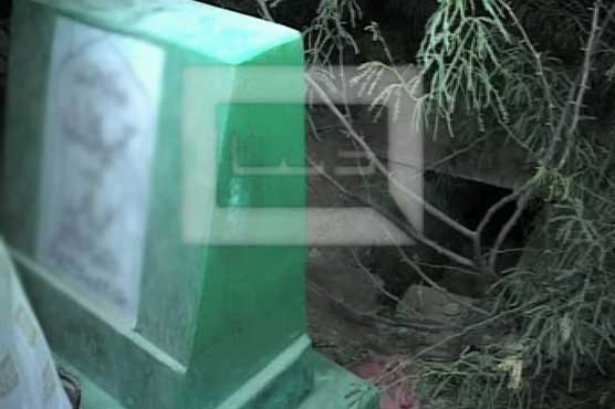 Another incident of desecration of graves surfaced in Karachi