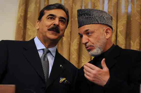 Gilani, Karzai discuss regional peace