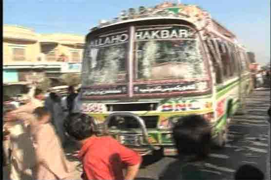 12-year-old boy crushed to death, protesters torch bus 