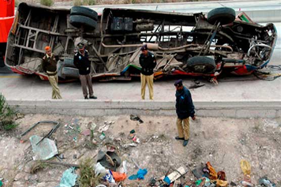 Gujar Khan: 30 hurt as speeding bus overturns