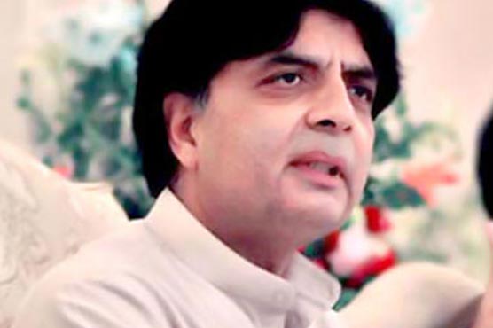 Haqqani resigned under Army's pressure: Ch Nisar