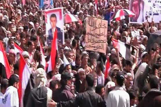 Protesters reject Salehs power transfer deal