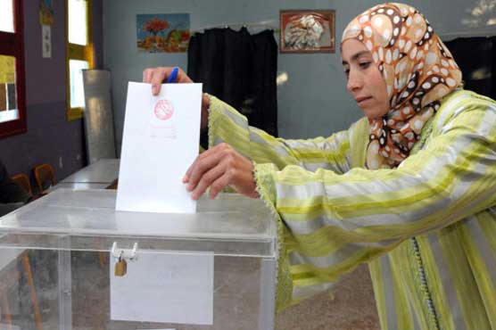 Moroccans vote in modest numbers for elections
