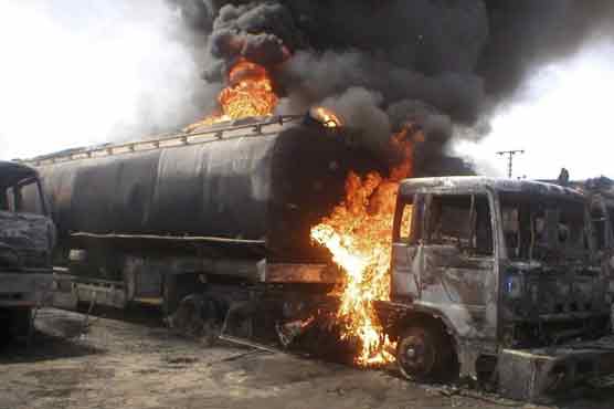 NATO truck torched in Quetta