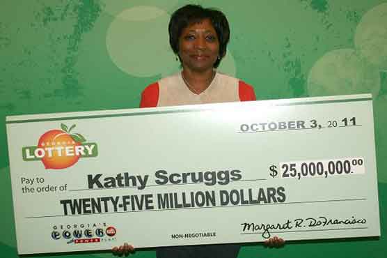Woman wins $25 m lottery by clerks mistake