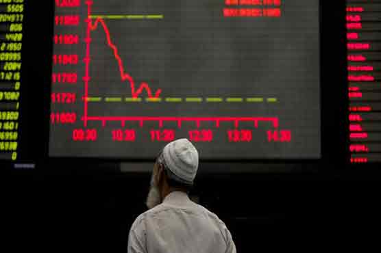 KSE-100 index closes below 11,900pts
