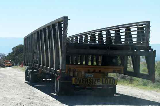 50-feet steel bridge stolen