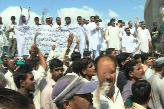 Karachi: protest held against transporters murder