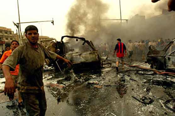 String of blasts in Iraq capital kills at least 10