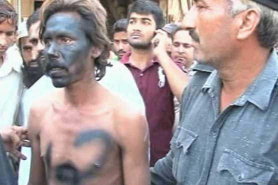 Another thief tortured publicly in Faisalabad