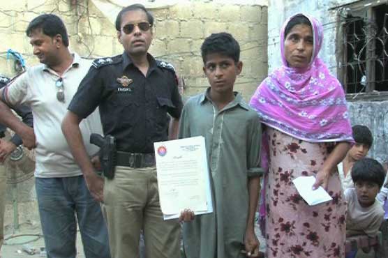  Karachi: Rs 50,000 announced for boy