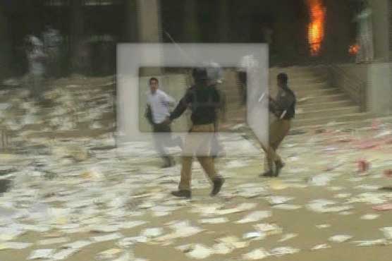 Student protests over result errors turn violent