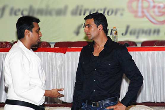 Akshay Kumar promotes martial arts