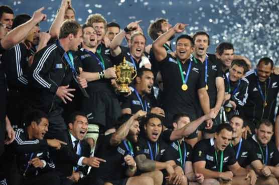 New Zealand celebrates Rugby World Cup victory