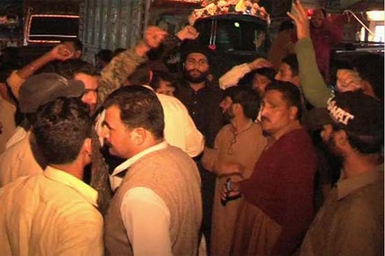 Protest against murder attempt on AJK CJ