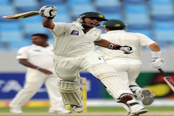 Azhar Ali's maiden test century takes Pakistan 281-4