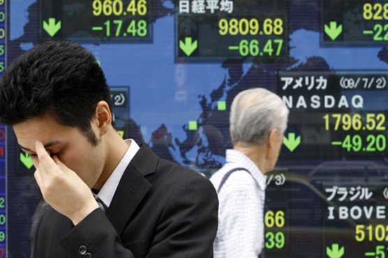 Asia stocks dragged down by selloff in Europe