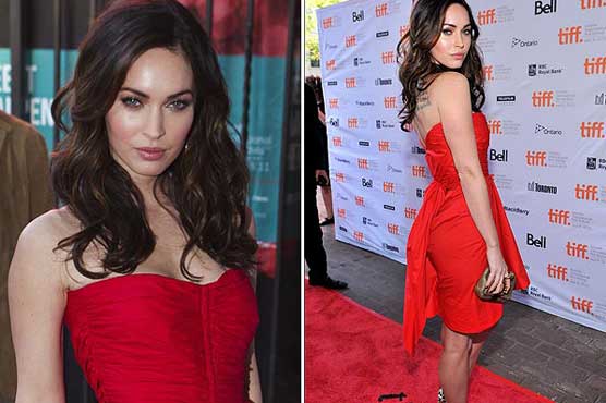 Megan Fox in red for 'Friends with Kids' premiere at 2011 TIFF