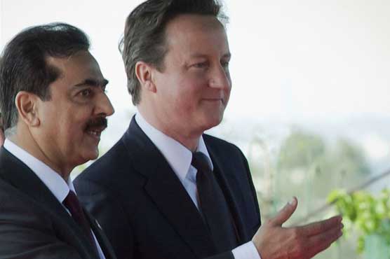 Cameron makes a phone call to Gilani