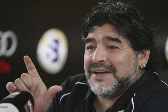 Maradona gets 1st victory as coach in UAE