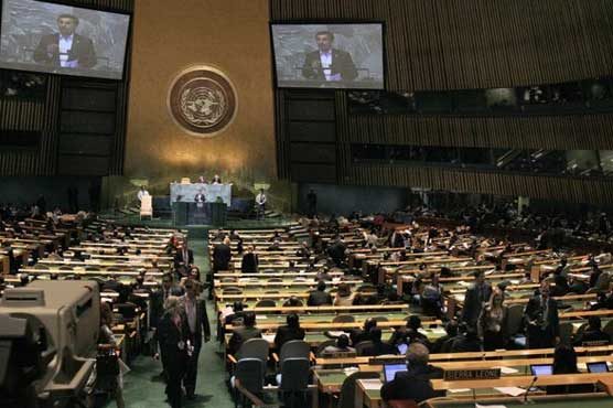 US leads mass walkout of Ahmadinejad speech at UN