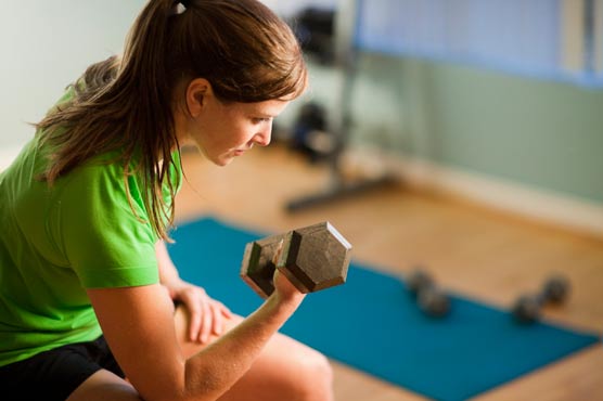 Middle-aged women like vigorous exercise