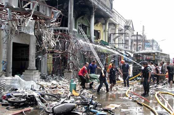 Bombs in southern Thailand kill 14, injure 340