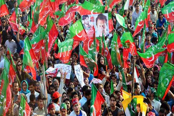 PTI stages rally against POL, CNG price hike