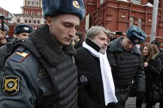 Moscow police detain 55 protesters near Red Square