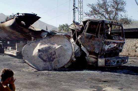 NATO fuel supplier blaze kills 7 in Afghanistan 